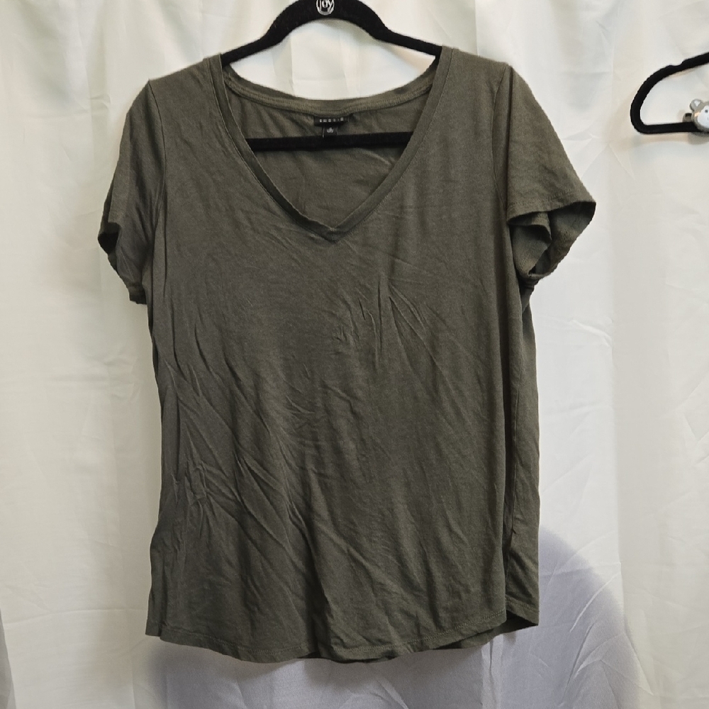 Torrid Green Relaxed Fit Short Sleeve Tee